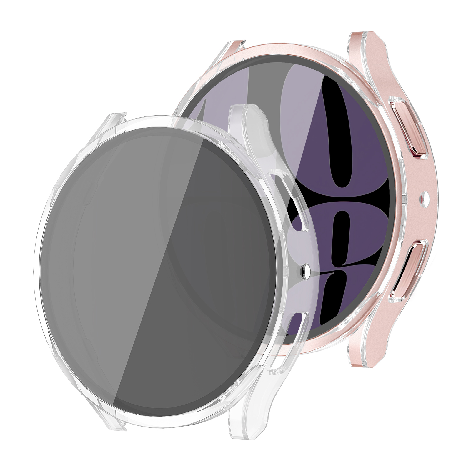 Anti Spy Privacy Glass Case - กระจกนิรภัย + กรณีความเป็นส่วนตัวสําหรับ Samsung Galaxy watch