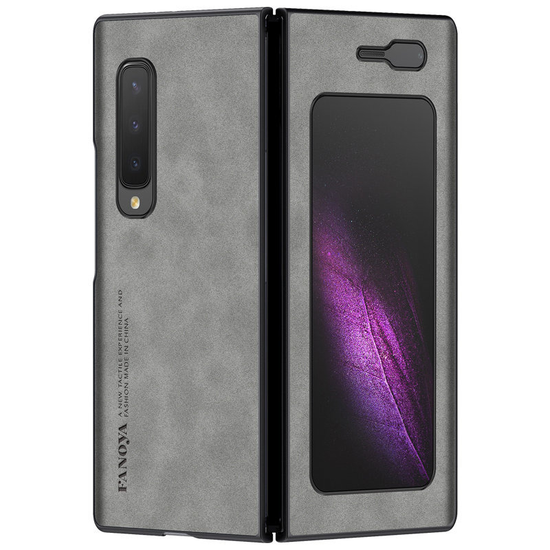Matte Hard Pc Back Case - เคส F900F แบบพับได้สำหรับ Samsung Galaxy เคสหนัง
