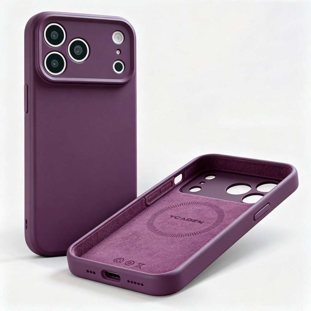 Liquid Silicone Magnetic Phone Case - เคสซิลิโคนแม่เหล็กหรูหราสำหรับ Magsafe สำหรับ iPhone 18 17