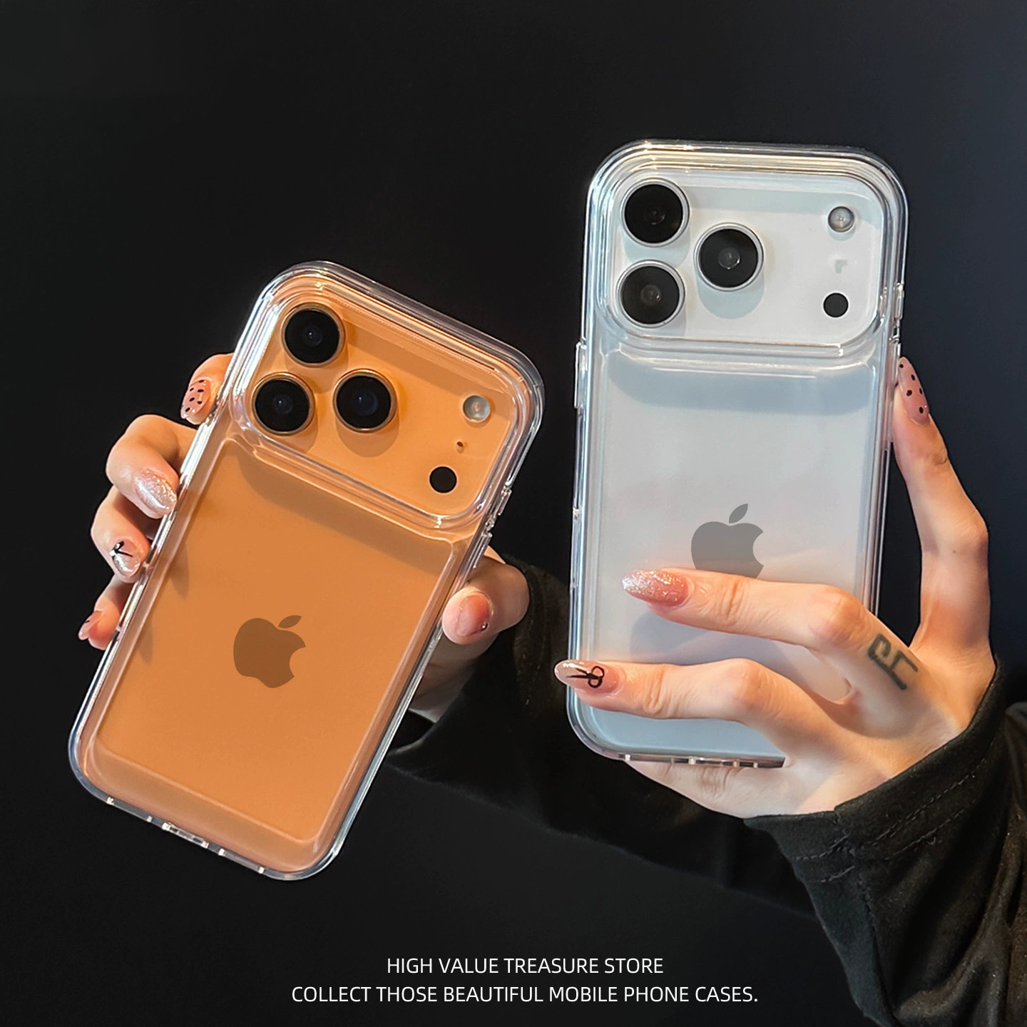 Clear Shockproof Bumper Case - เคสโทรศัพท์สำหรับ iPhone 17 Air 16 15