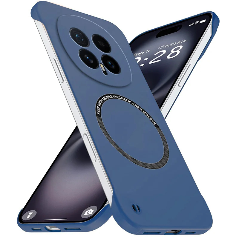 Matte Hard Pc Back Case - เคสโทรศัพท์แบบไร้ขอบแม่เหล็กบางเฉียบใหม่สำหรับ Honor Magic 8 Magic8 Pro