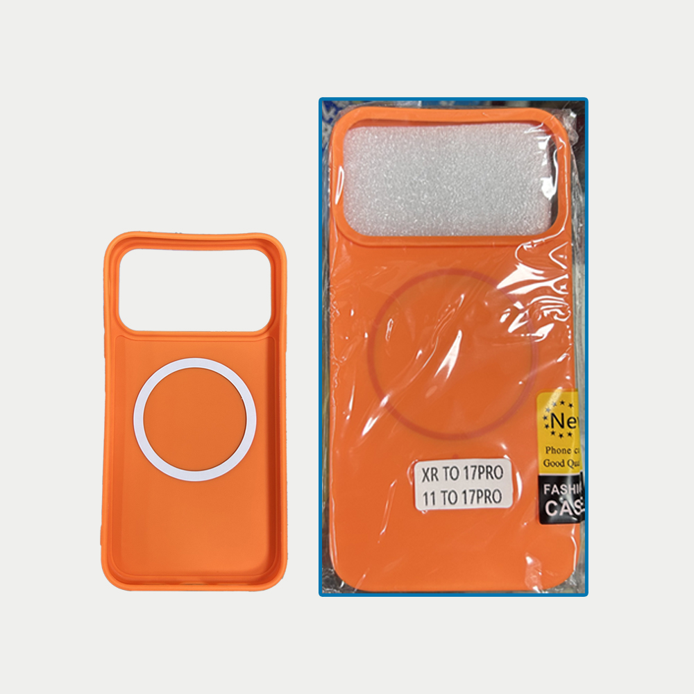 Liquid Silicone Magnetic Phone Case - เคสโทรศัพท์แม่เหล็กซิลิโคนเหลวแบบด้าน สำหรับ XR/11 ถึง 17 Pro