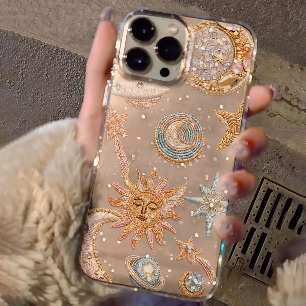 เคสโทรศัพท์ลายดวงดาวและพระจันท - Clear Shockproof Bumper Case บทวิจารณ์และราคา