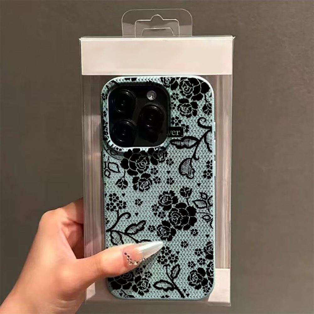 เคสโทรศัพท์ลายดอกกุหลาบลูกไม้ส - Vintage Floral Pattern Soft Case บทวิจารณ์และราคา