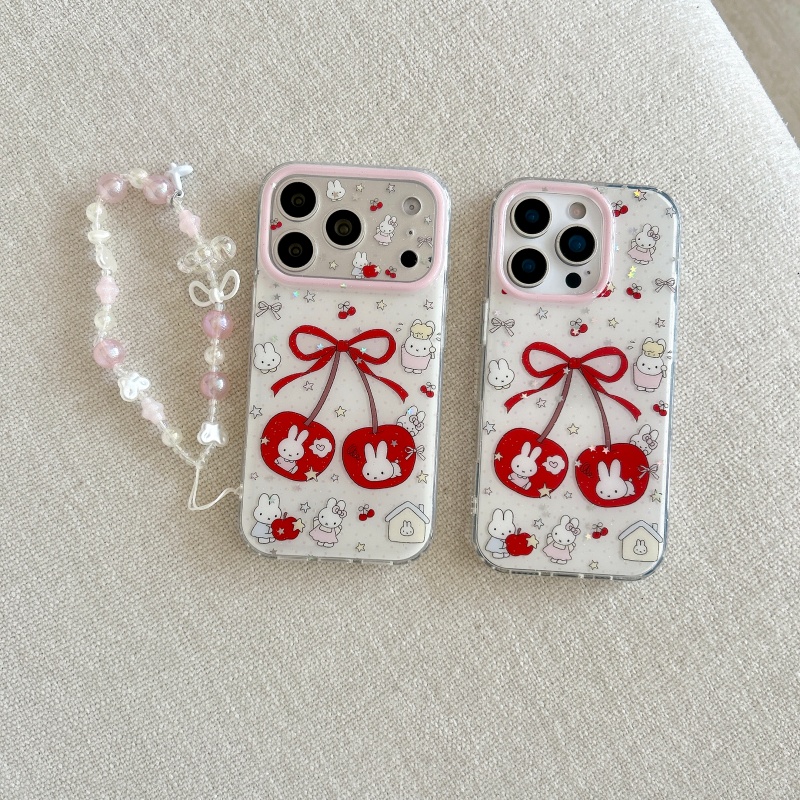 เคสโทรศัพท์ลายการ์ตูนมิฟฟี่เชอ - Cute Cartoon Wrist Strap Silicone Case บทวิจารณ์และราคา