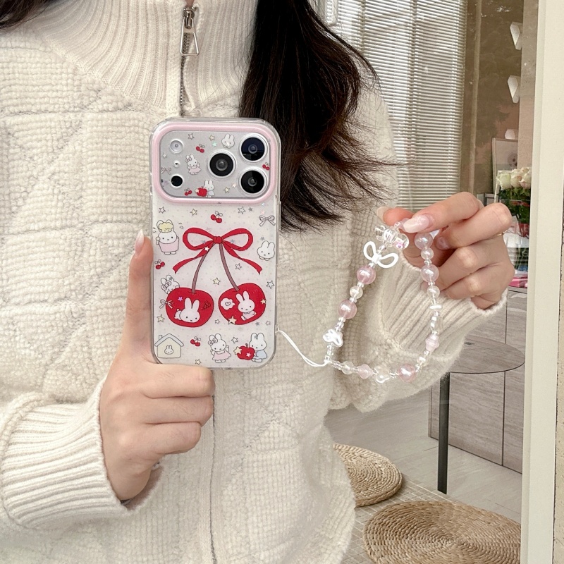เคสโทรศัพท์ลายการ์ตูนมิฟฟี่เชอ - Cute Cartoon Wrist Strap Silicone Case บทวิจารณ์และราคา