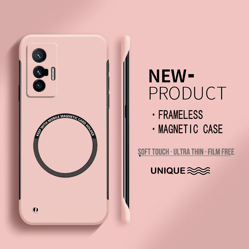 Ultra Thin Hard PCแม่เหล็กFram - Ultra Thin Frameless Phone Cover บทวิจารณ์และราคา