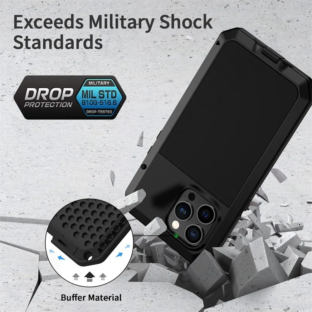 กรณีสําหรับiPhone 16e 15 14 13 - Heavy Duty 360 Full Body Protective Case บทวิจารณ์และราคา