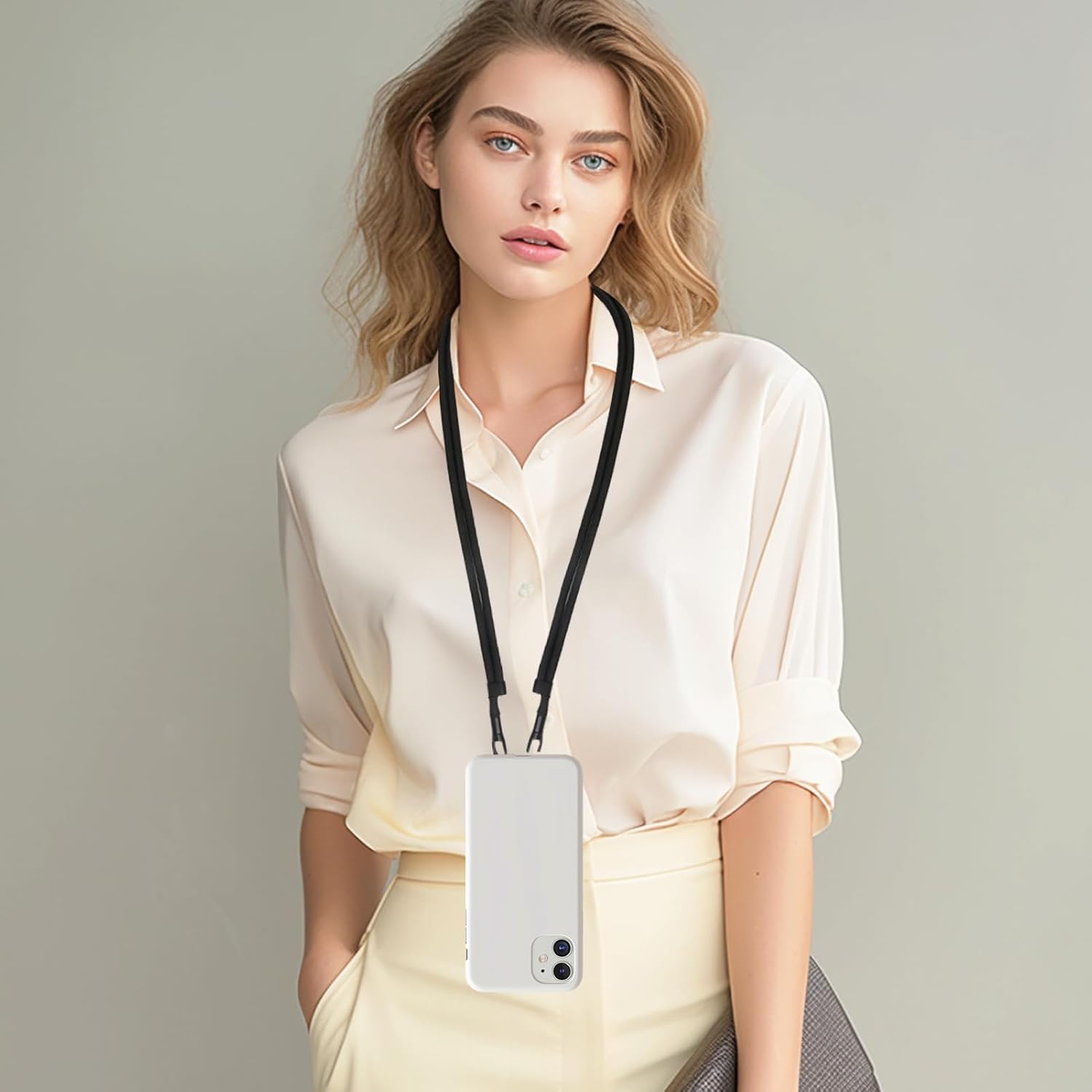 สายคล้องโทรศัพท์มือถือ, รูห่วง - Crossbody Lanyard Neck Strap Case บทวิจารณ์และราคา