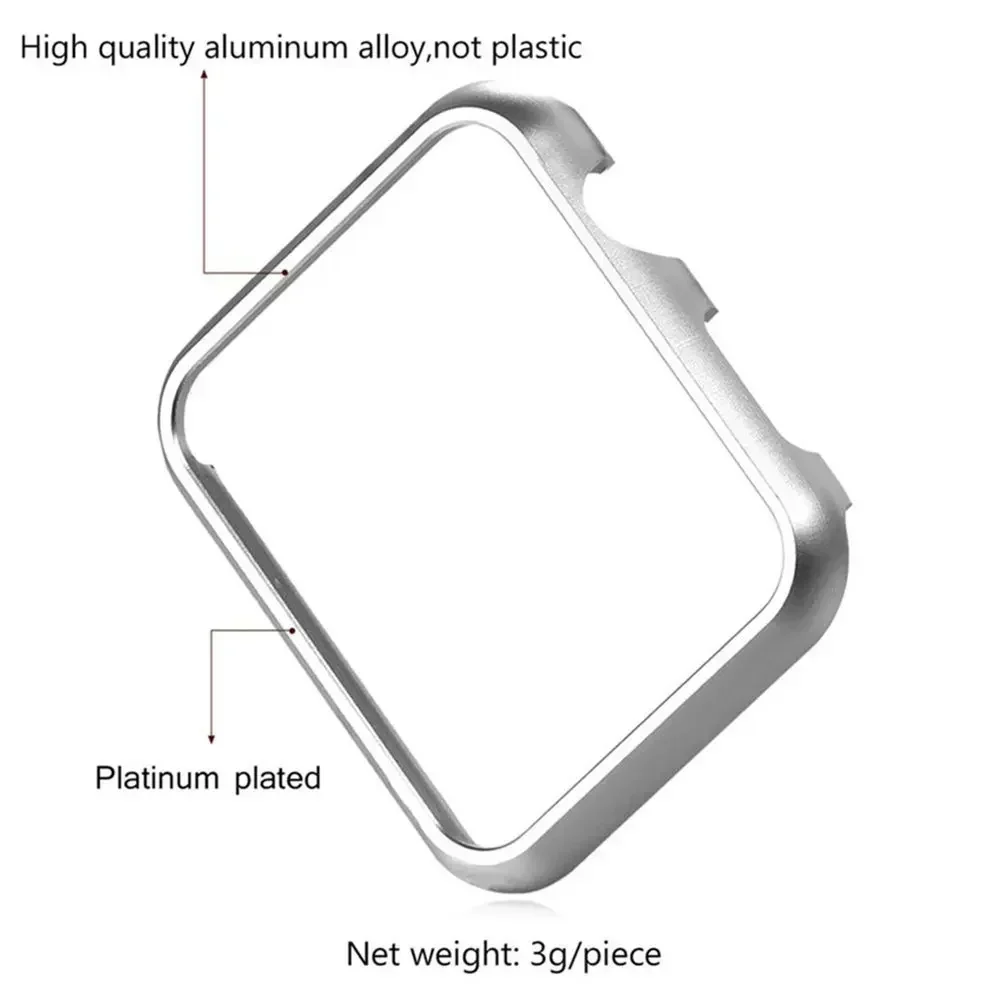 ฝาครอบโลหะสำหรับนาฬิกา Apple อ - Metal Bumper Aluminum Frame Case บทวิจารณ์และราคา