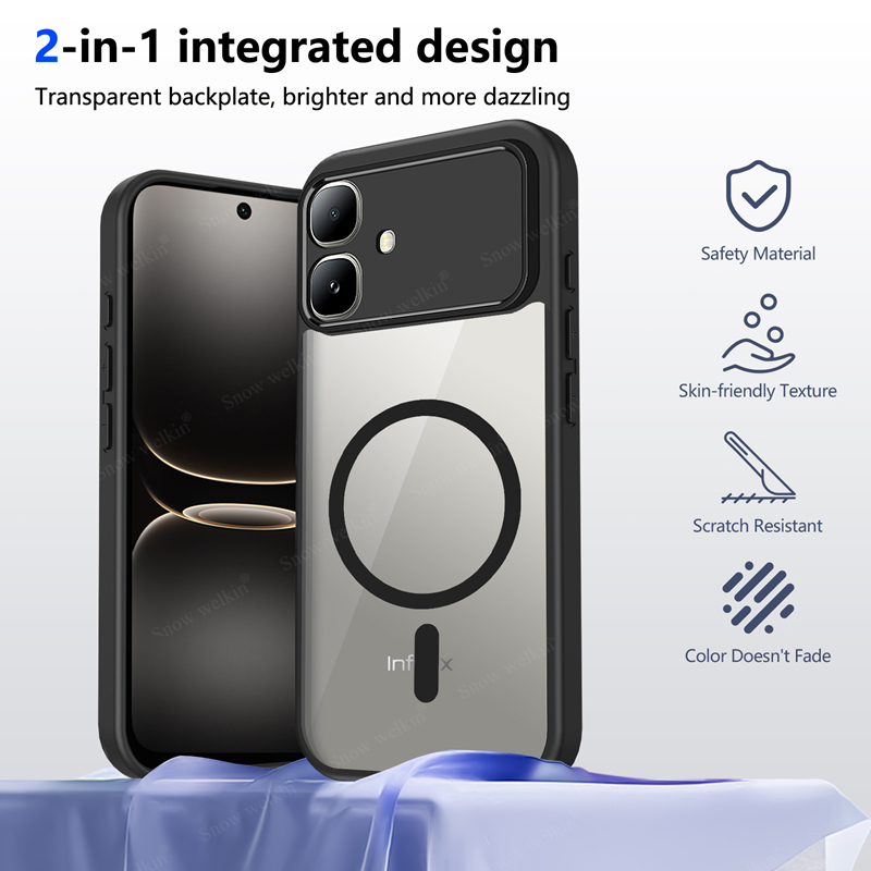 เคสซิลิโคนใสแบบแม่เหล็กสำหรับอ - Clear Shockproof Bumper Case บทวิจารณ์และราคา