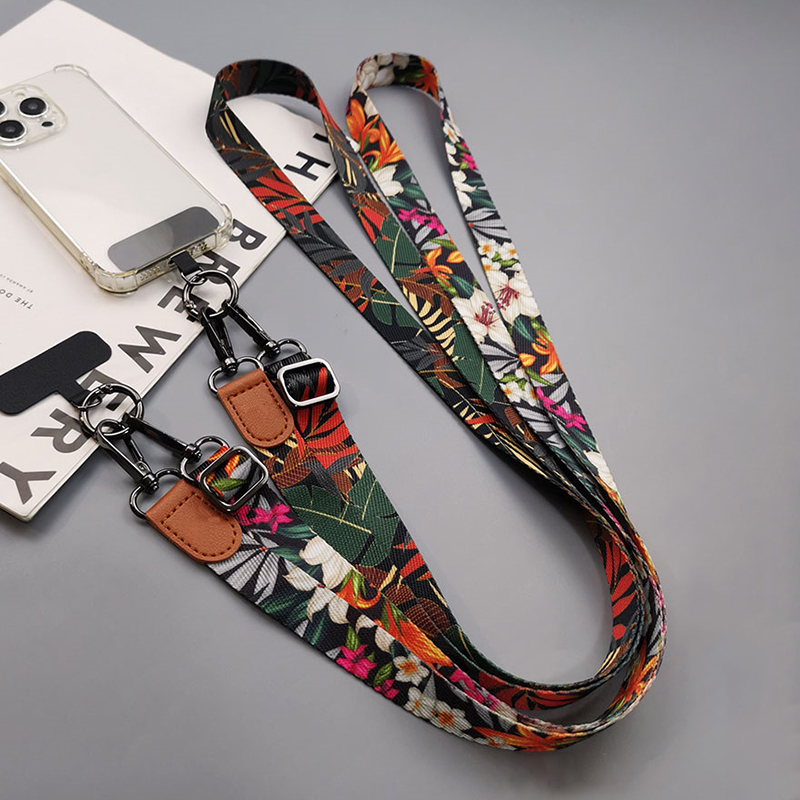รูปแบบเขตร้อนข้ามร่างกายเชือกเ - Crossbody Lanyard Neck Strap Case บทวิจารณ์และราคา