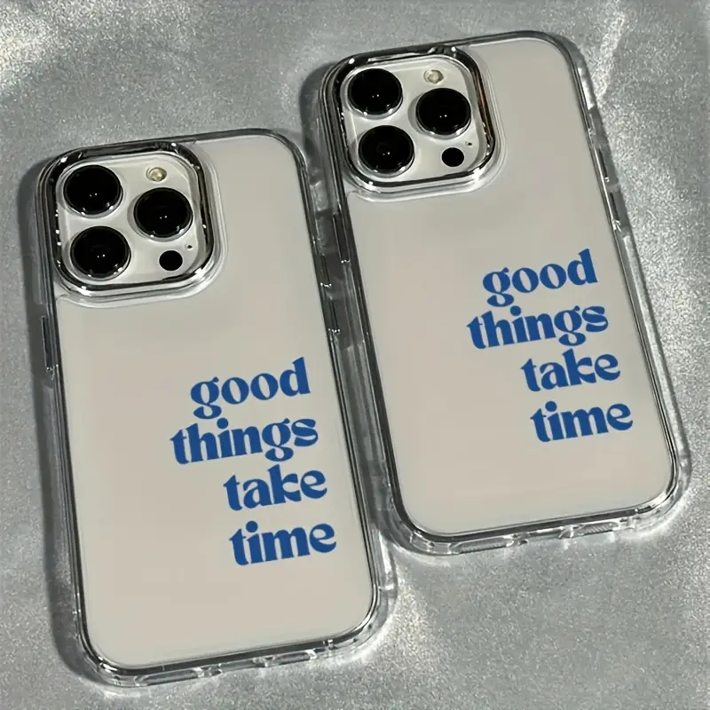 Good Things Take Time เคสกรอบเ - Clear Shockproof Bumper Case บทวิจารณ์และราคา