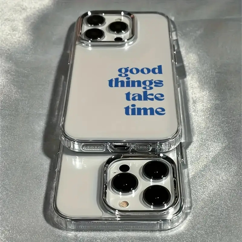 Good Things Take Time เคสกรอบเ - Clear Shockproof Bumper Case บทวิจารณ์และราคา