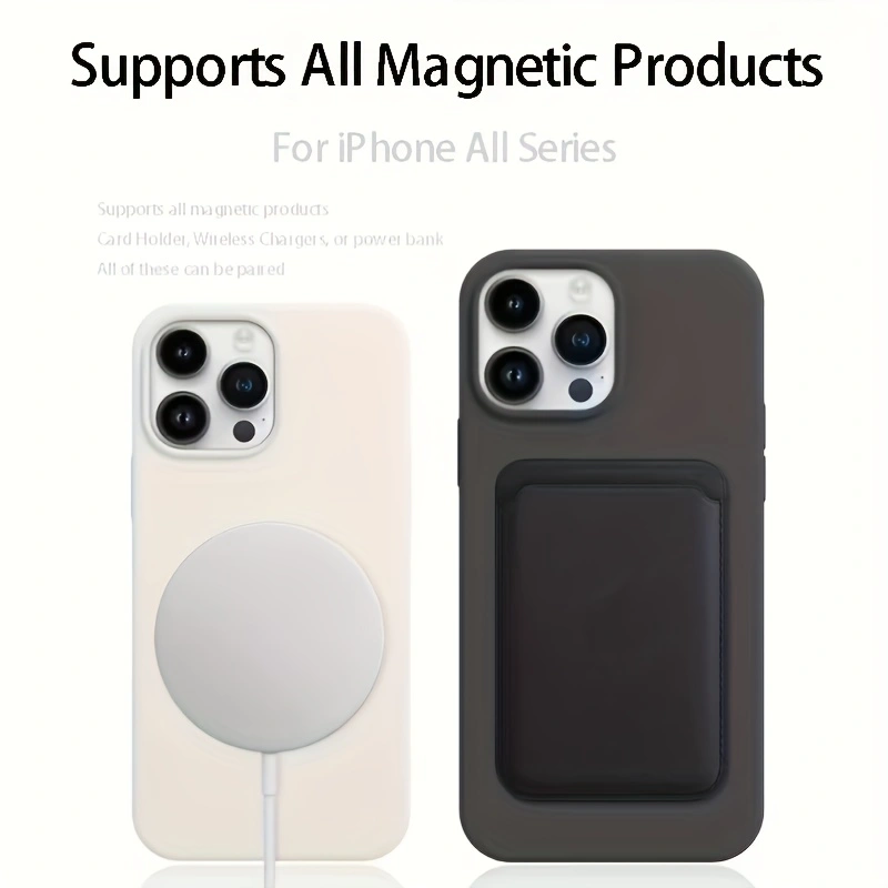 เคสโทรศัพท์ซิลิโคนเหลวสีพื้นแบ - Liquid Silicone Magnetic Phone Case บทวิจารณ์และราคา