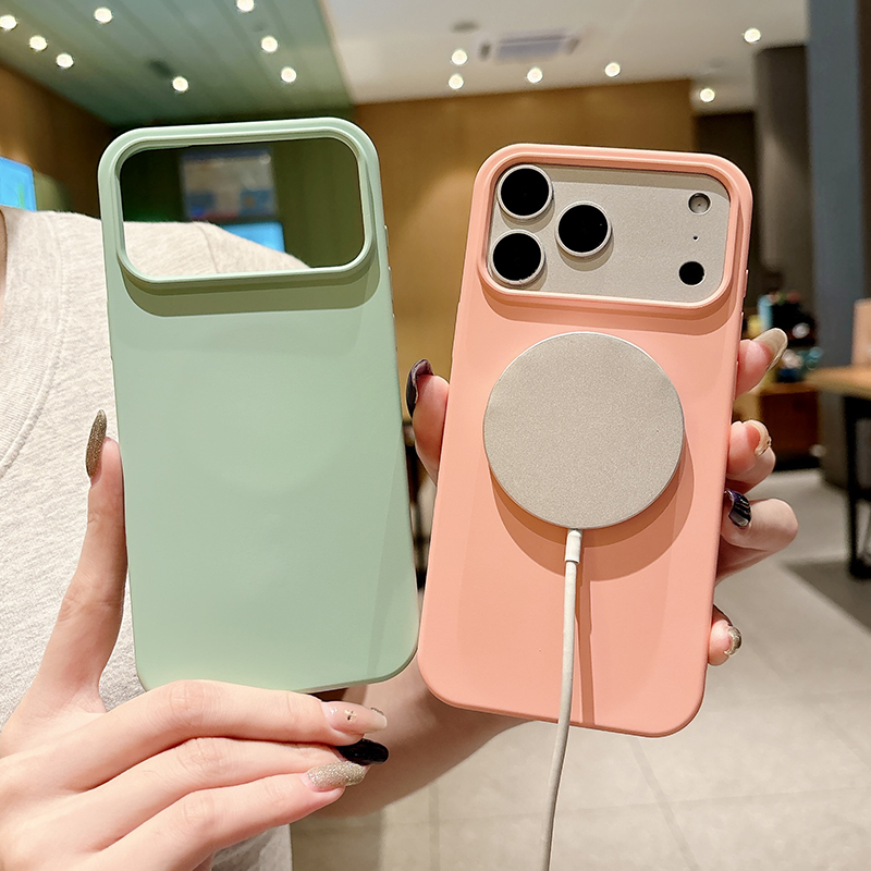 เคสโทรศัพท์ซิลิโคนเหลวสีพื้นแบ - Liquid Silicone Magnetic Phone Case บทวิจารณ์และราคา