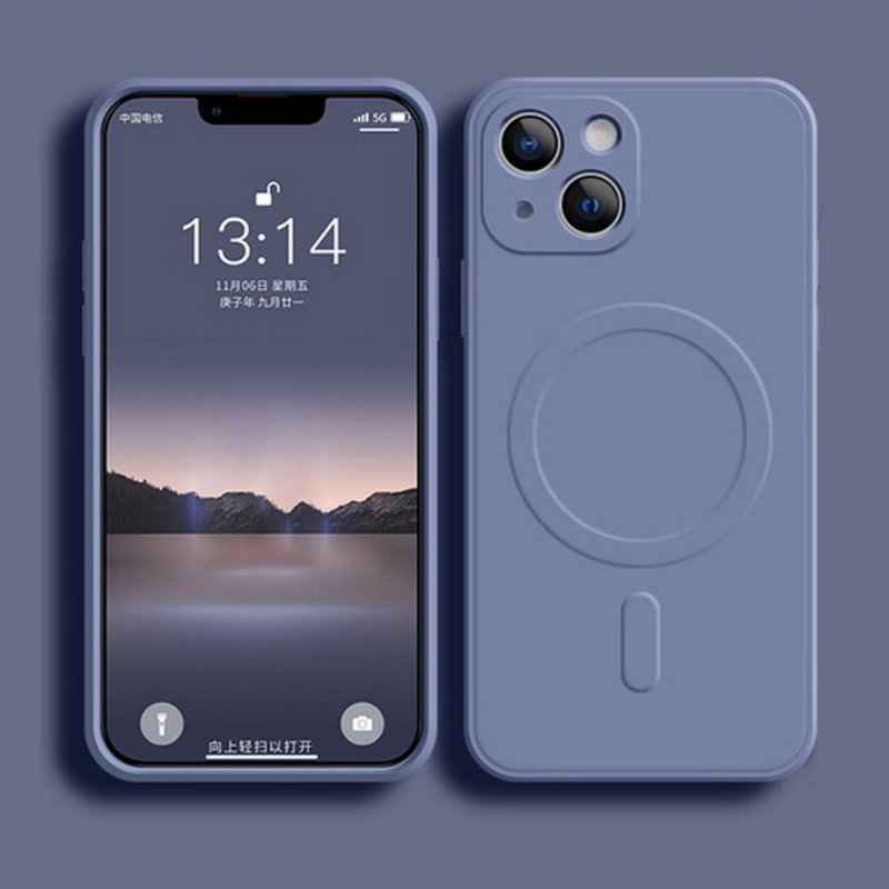 เคสซิลิโคนเหลวสำหรับ iPhone 18 - Liquid Silicone Magnetic Phone Case บทวิจารณ์และราคา