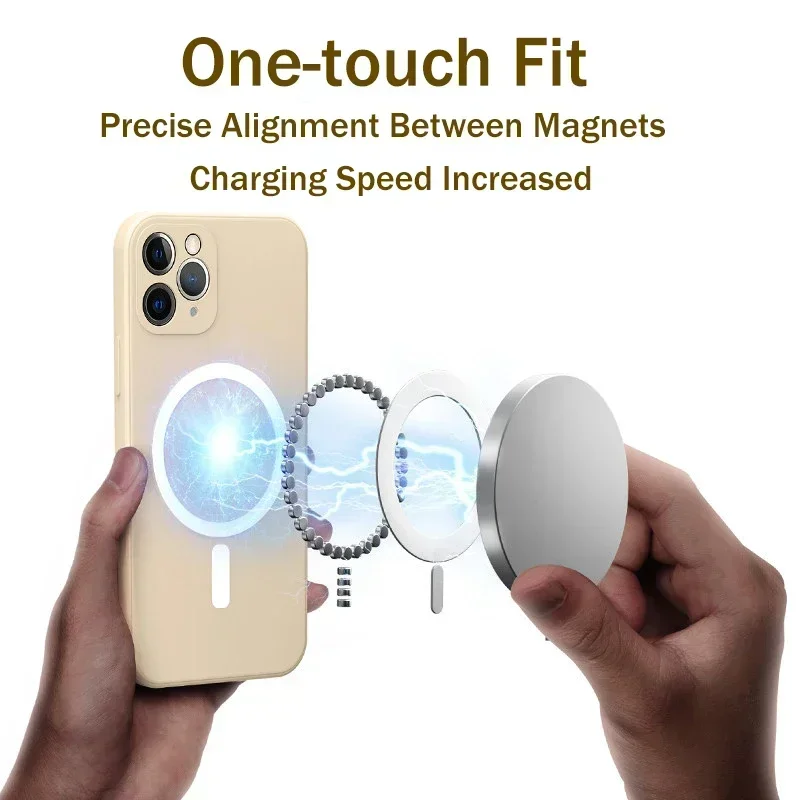 เคสซิลิโคนเหลวสำหรับ iPhone 18 - Liquid Silicone Magnetic Phone Case บทวิจารณ์และราคา