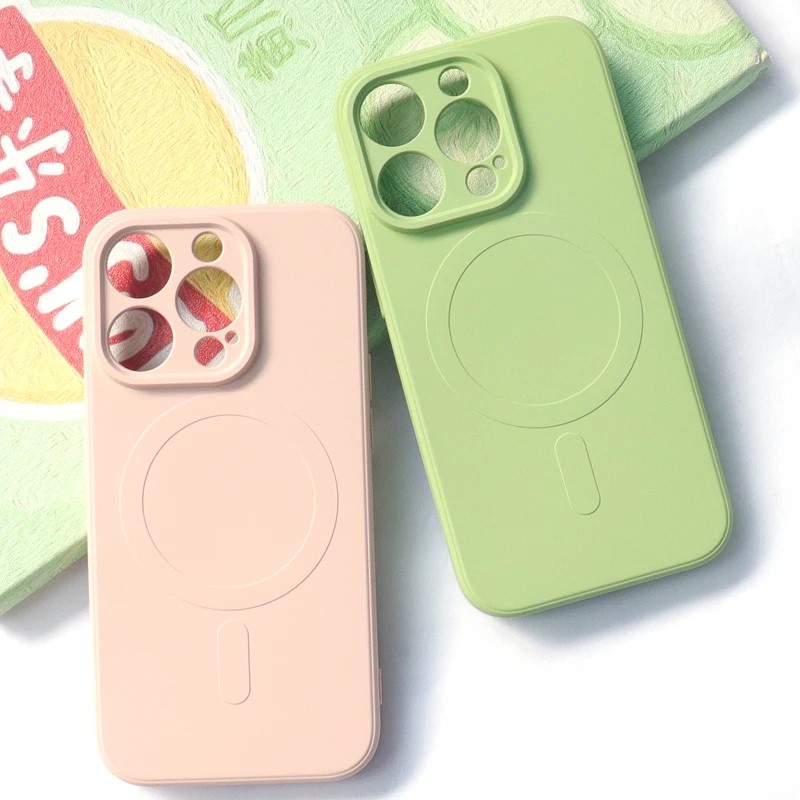 เคสซิลิโคนเหลวสำหรับ iPhone 18 - Liquid Silicone Magnetic Phone Case บทวิจารณ์และราคา