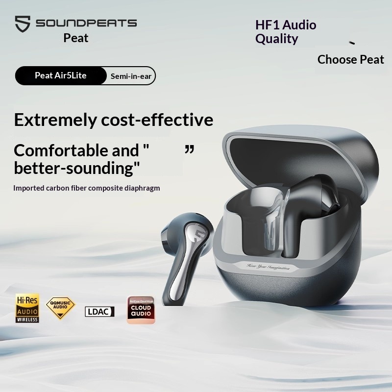 หูฟังบลูทูธ SoundPEATS Air5 Li - Earphones บทวิจารณ์และราคา