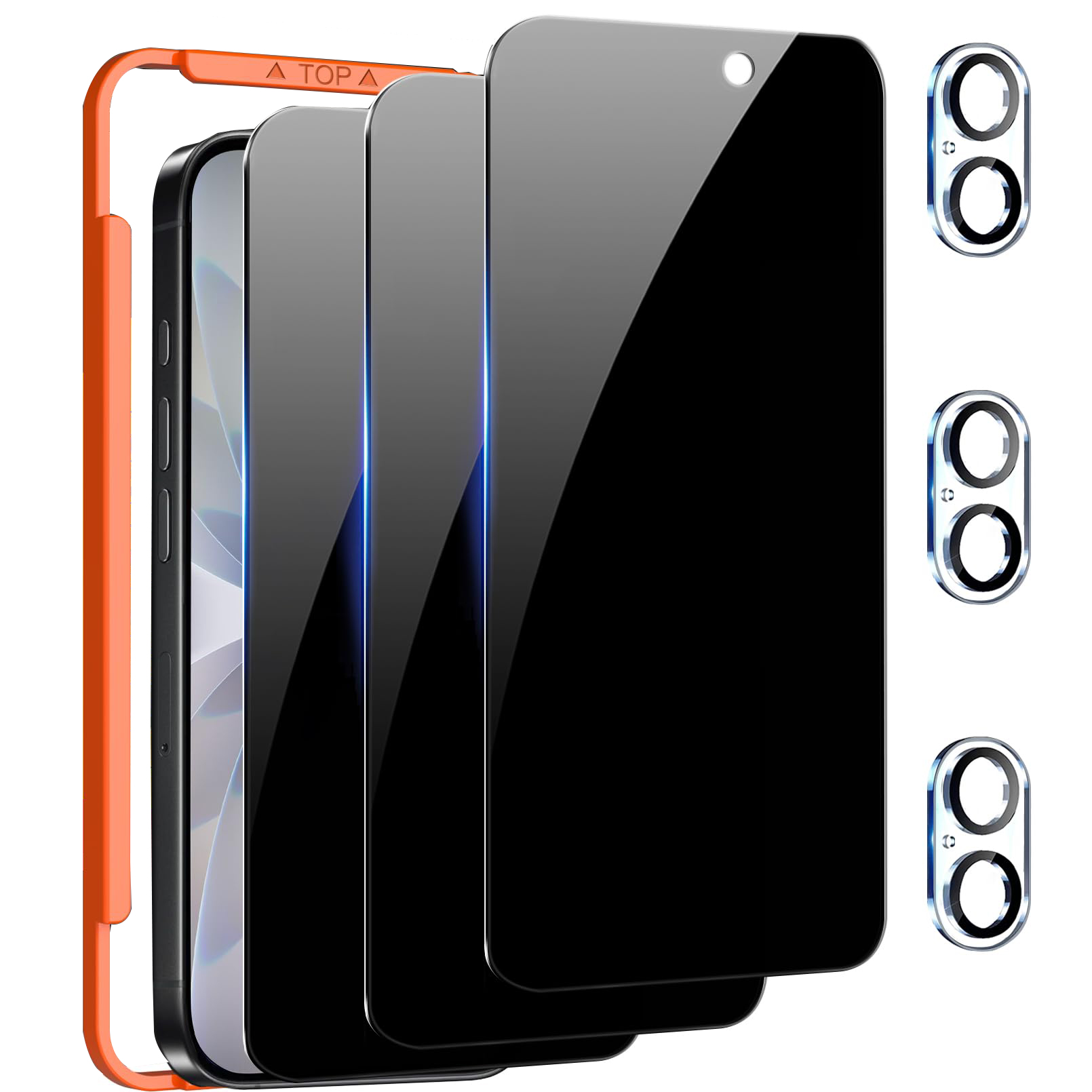 ฟิล์มกันรอยแบบปกปิด 3 ชิ้น สำห - Anti Spy Privacy Glass Case บทวิจารณ์และราคา
