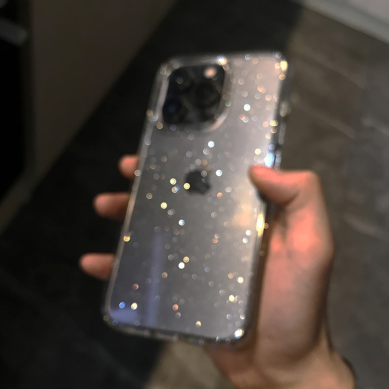 โปร่งใสง่ายGlitterเคสโทรศัพท์ส - Clear Shockproof Bumper Case บทวิจารณ์และราคา