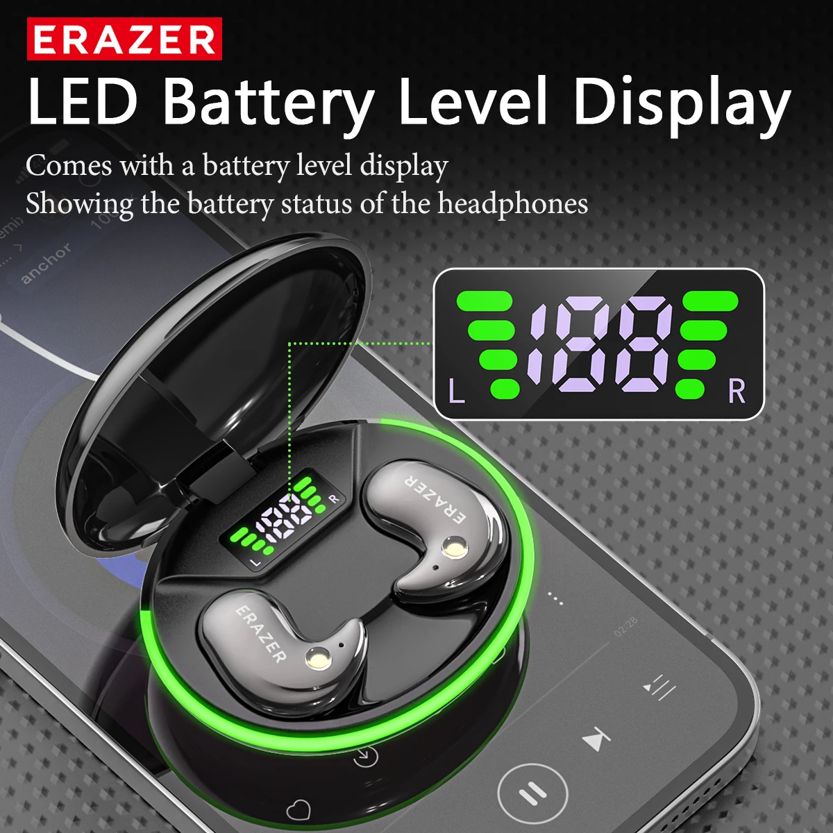 หูฟังบลูทูธแบบอินเอียร์ EARZER - Phone Cases บทวิจารณ์และราคา