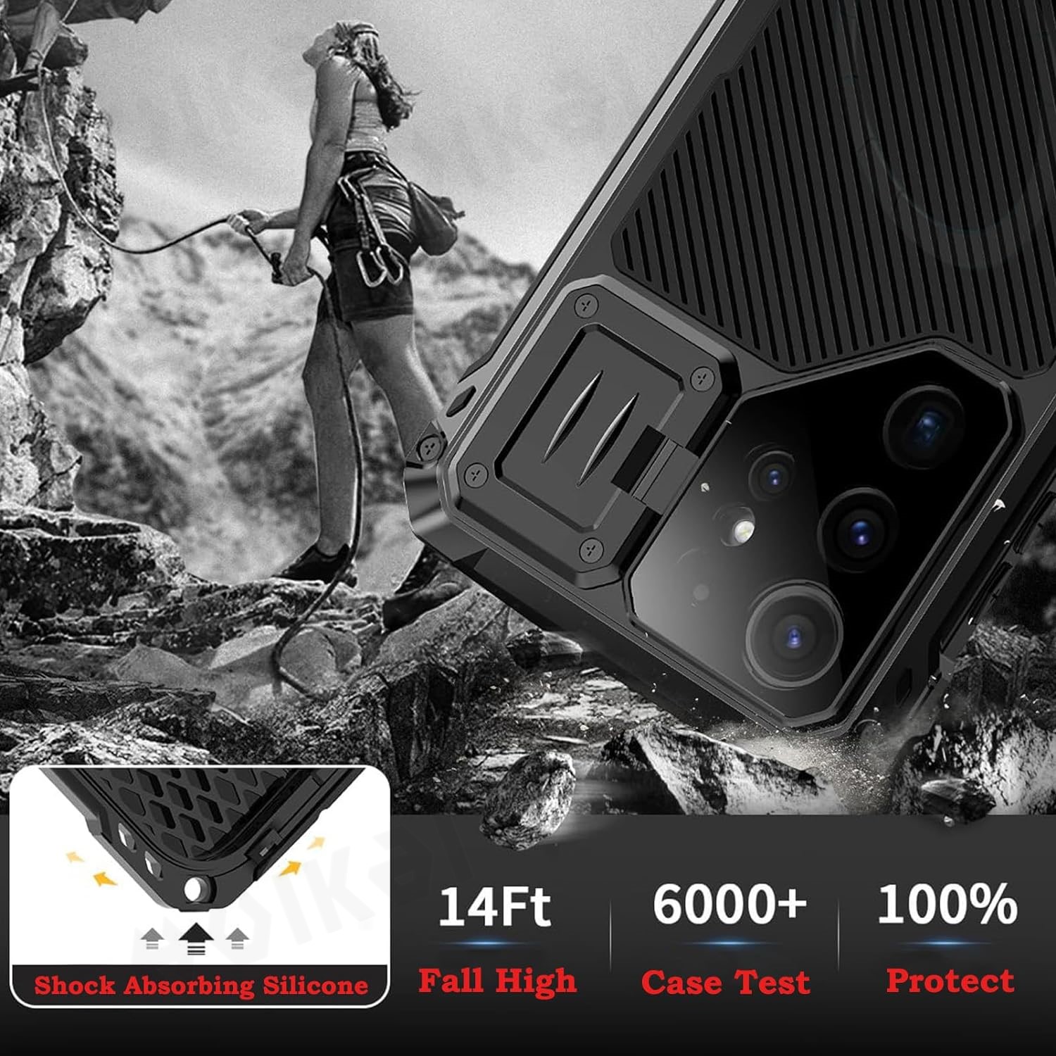 เคสสําหรับ Samsung Galaxy S24  - Heavy Duty 360 Full Body Protective Case บทวิจารณ์และราคา