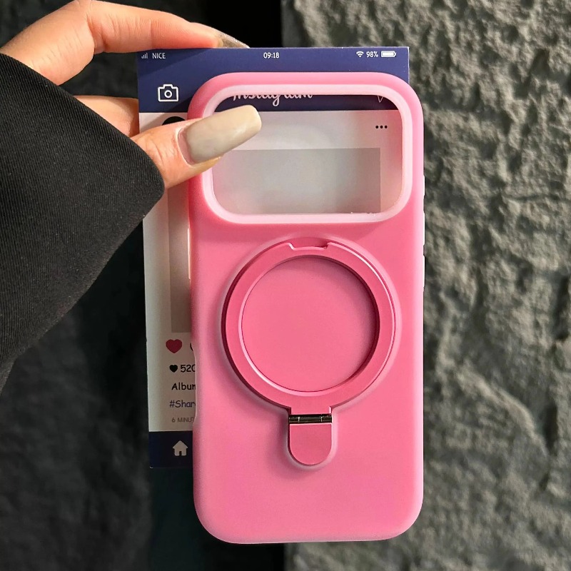 เคสซิลิโคนเหลวสีลูกกวาดสำหรับ  - Liquid Silicone Magnetic Phone Case บทวิจารณ์และราคา