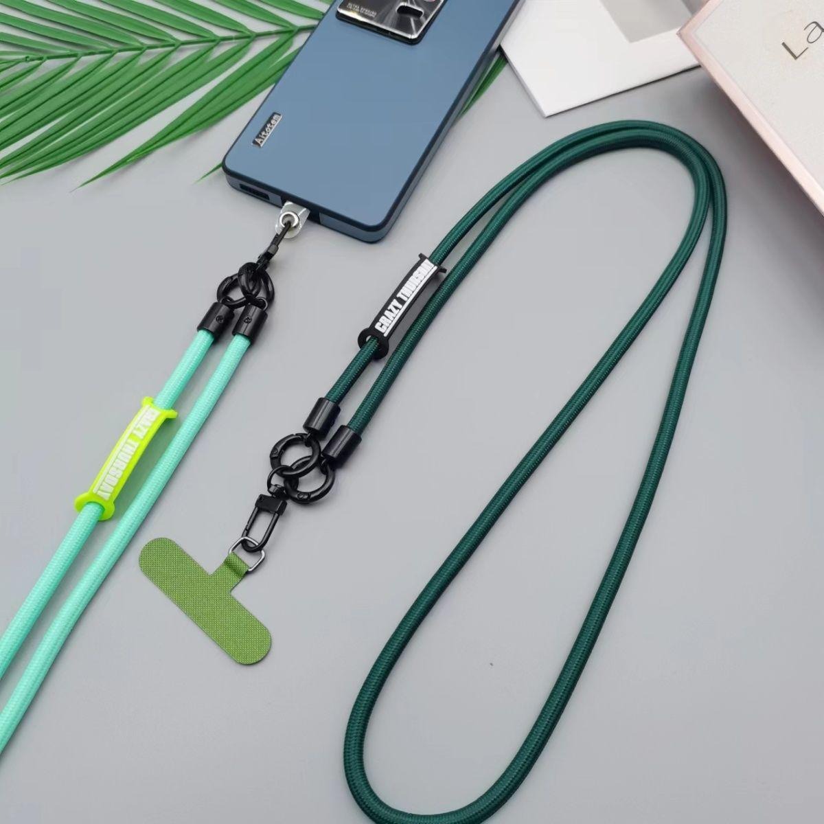 สายคล้องโทรศัพท์แบบยาว สีพื้น  - Crossbody Lanyard Neck Strap Case บทวิจารณ์และราคา