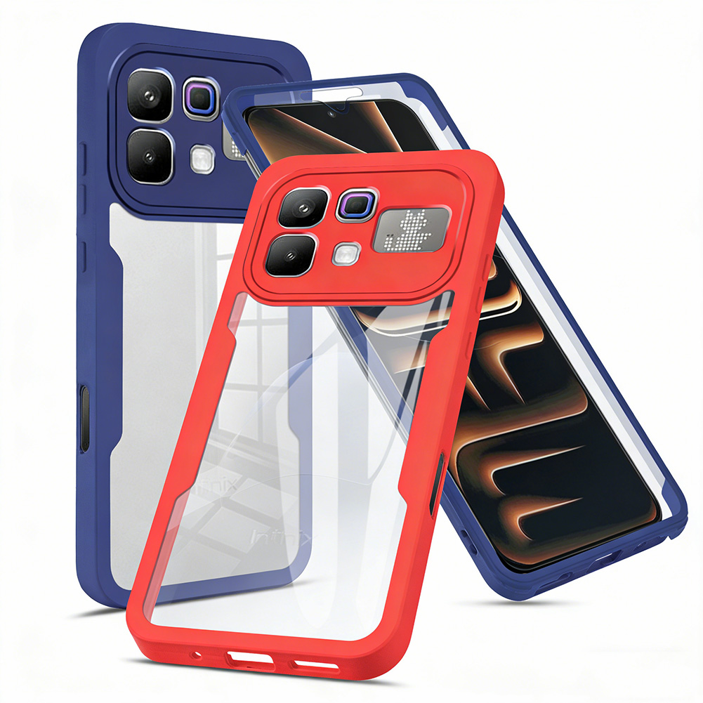 หรูหราโปร่งใส 360 องศา °   เคส - Heavy Duty 360 Full Body Protective Case บทวิจารณ์และราคา