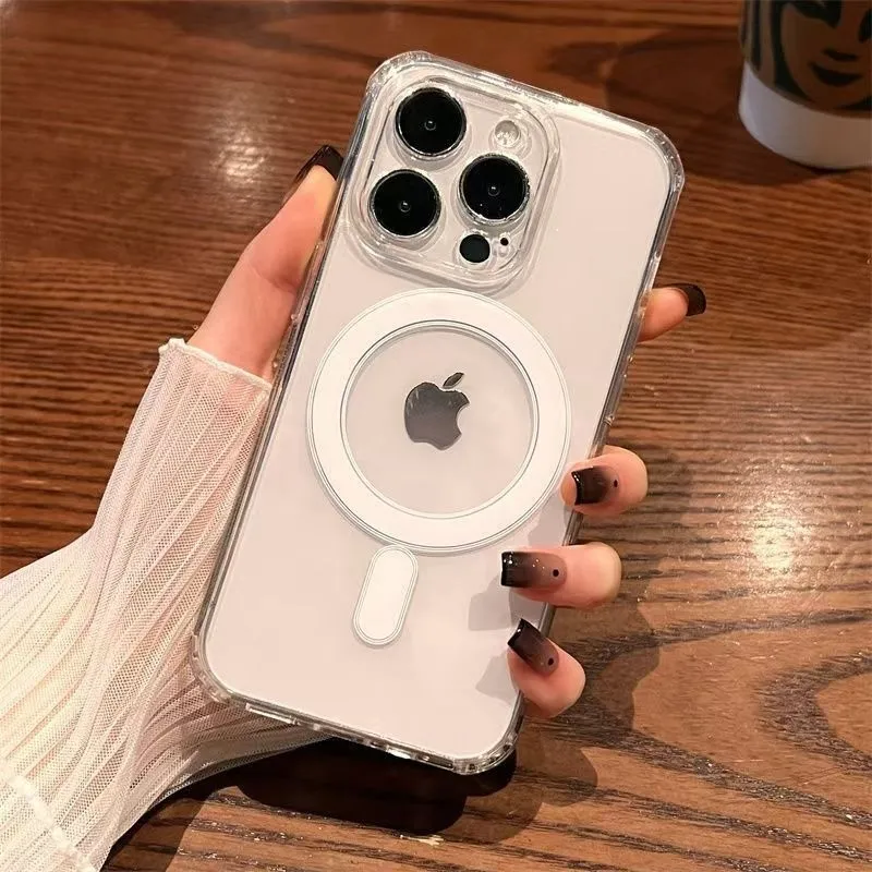 เคสโทรศัพท์แม่เหล็กสำหรับชาร์จ - Clear Shockproof Bumper Case บทวิจารณ์และราคา