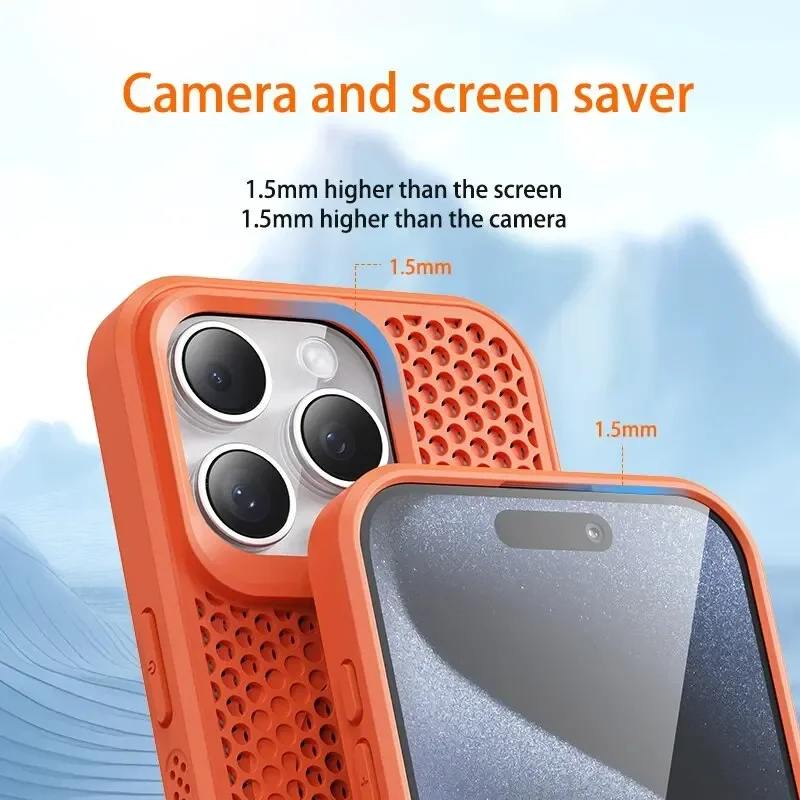 การระบายความร้อนสำหรับเคสแม่เห - Heat Dissipation Mesh Breathable Case บทวิจารณ์และราคา