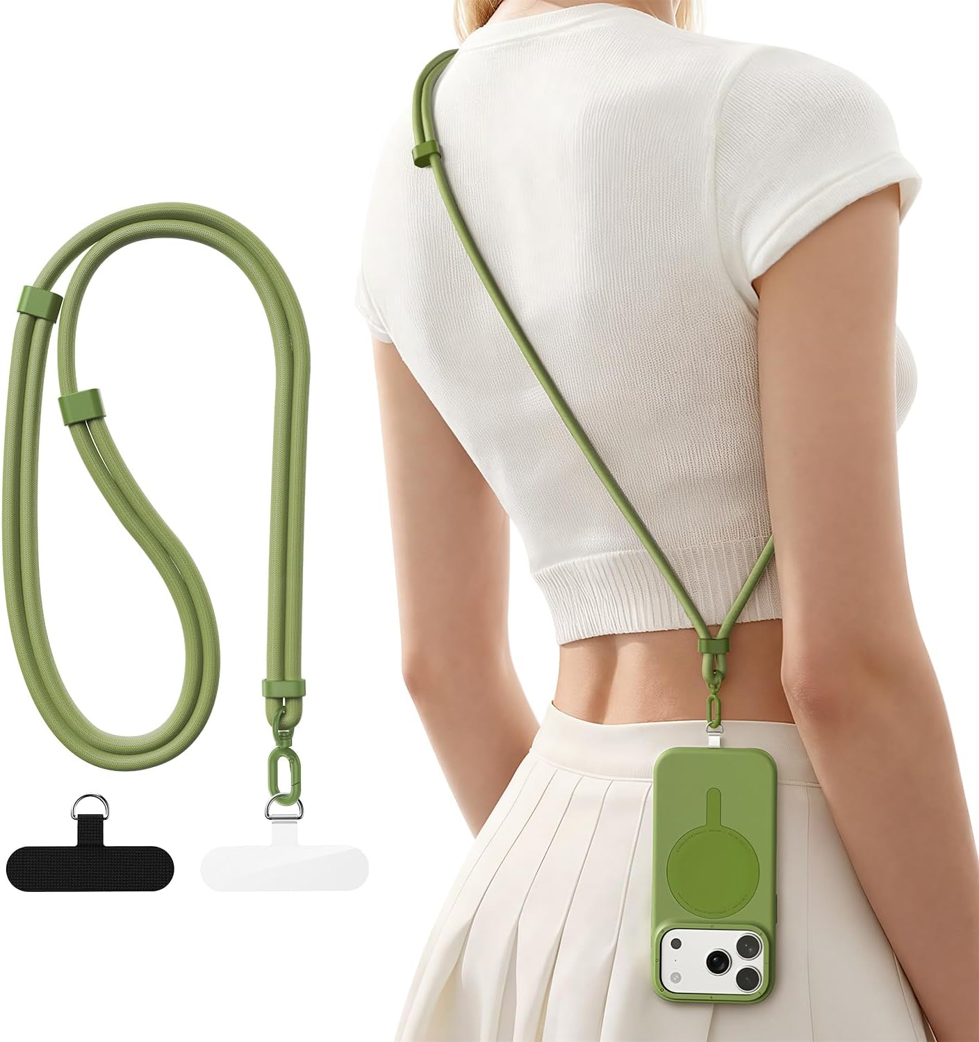 สายคล้องโทรศัพท์แบบไขว้ลำตัว พ - Crossbody Lanyard Neck Strap Case บทวิจารณ์และราคา