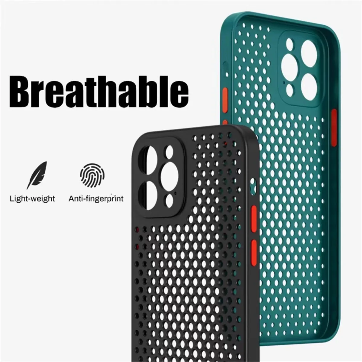 เคสโทรศัพท์ระบายความร้อนด้วยกา - Heat Dissipation Mesh Breathable Case บทวิจารณ์และราคา