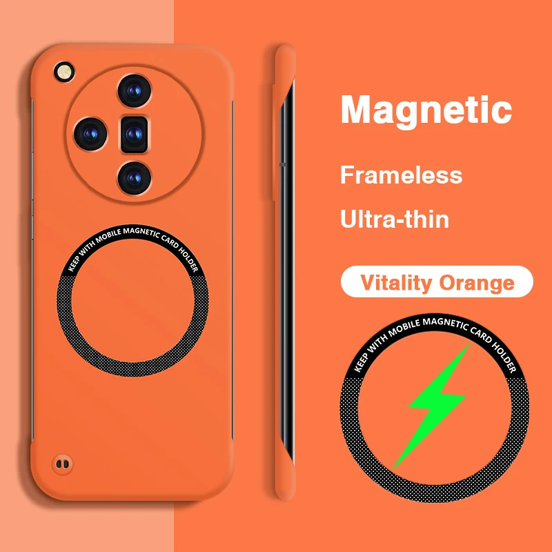 เคสโทรศัพท์ชาร์จไร้สายแม่เหล็ก - Ultra Thin Frameless Phone Cover บทวิจารณ์และราคา