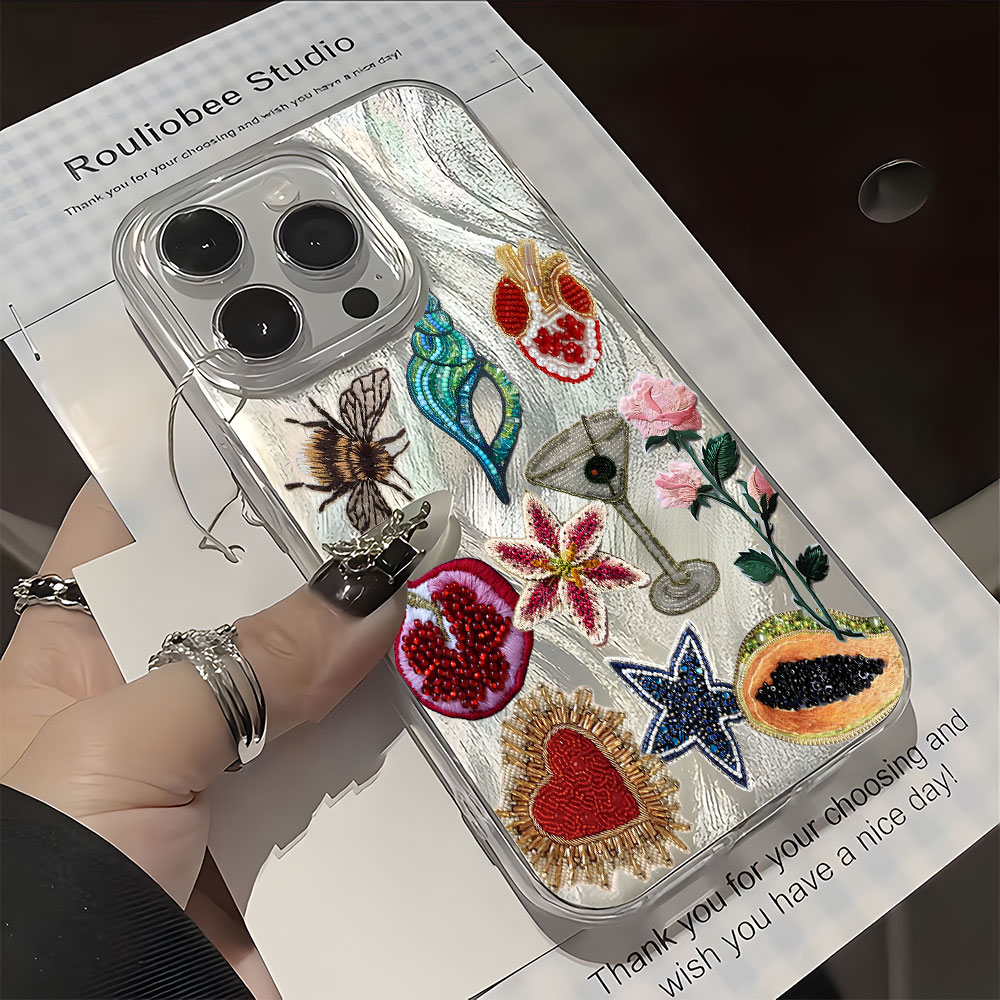 เคสโทรศัพท์ลายดอกไม้สไตล์วินเท - Vintage Floral Pattern Soft Case บทวิจารณ์และราคา