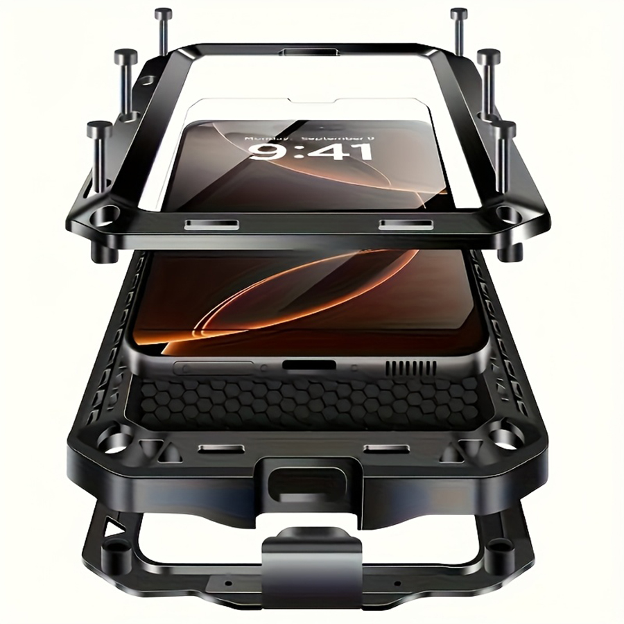 เคสโทรศัพท์โลหะแข็งแรงทนทานพร้ - Heavy Duty 360 Full Body Protective Case บทวิจารณ์และราคา